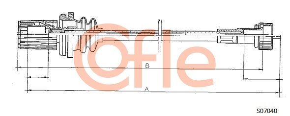 Tachometro velenas COFLE 92.S07040