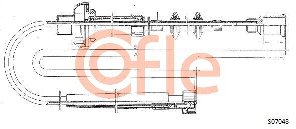 Tachometro velenas COFLE 92.S07048