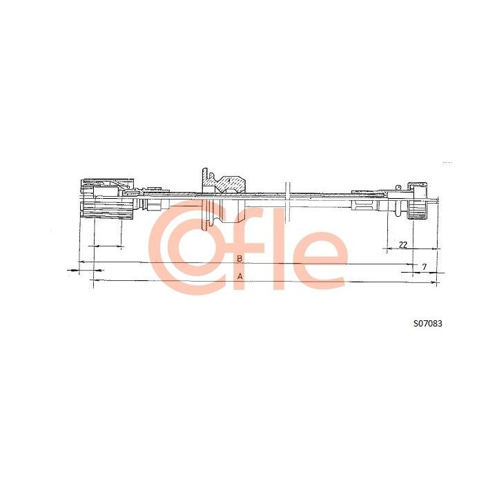 Tachometro velenas COFLE 92.S07083