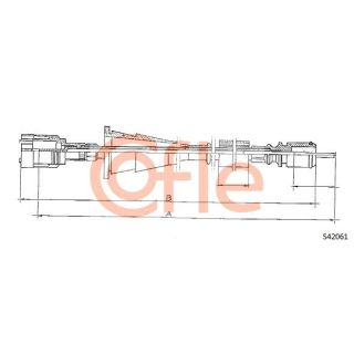 Tachometro velenas COFLE 92.S24061