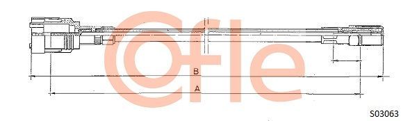 Tachometro velenas COFLE S03063