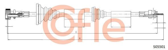 Tachometro velenas COFLE S05501