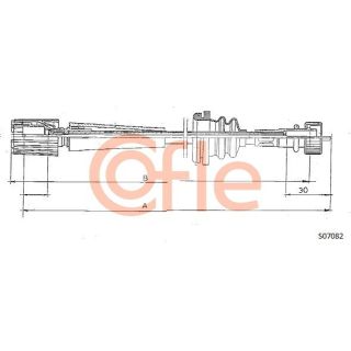 Tachometro velenas COFLE S07082