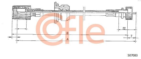 Tachometro velenas COFLE S07083