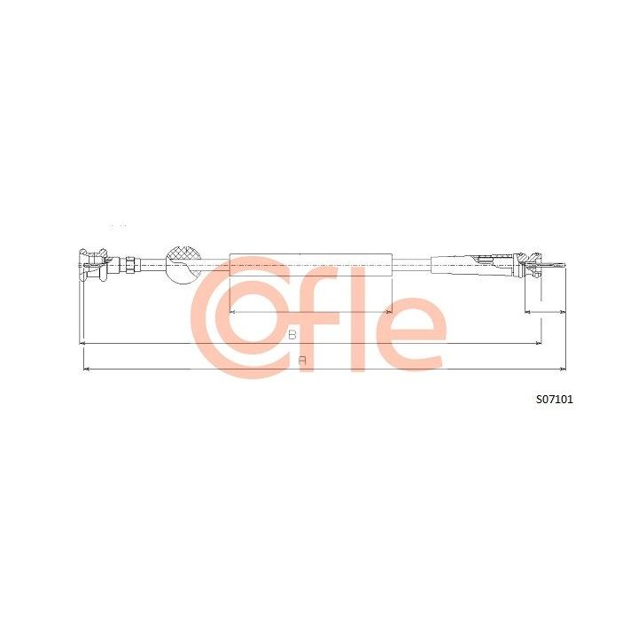 Tachometro velenas COFLE S07101