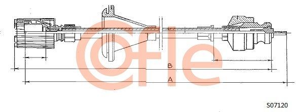 Tachometro velenas COFLE S07120