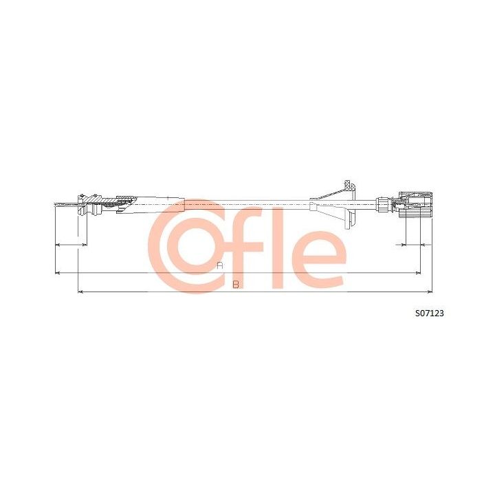 Tachometro velenas COFLE S07123