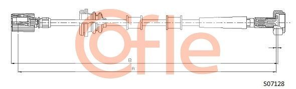 Tachometro velenas COFLE S07128