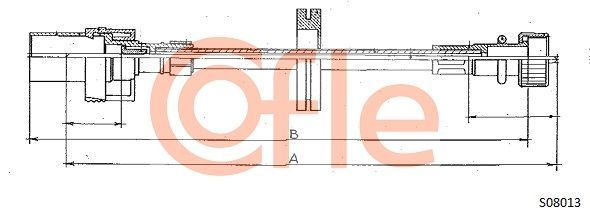 Tachometro velenas COFLE S08013