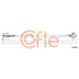Tachometro velenas COFLE S18001