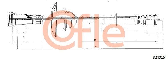Tachometro velenas COFLE S24016