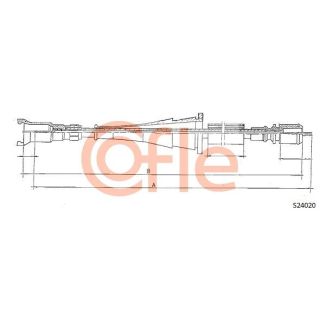 Tachometro velenas COFLE S24020