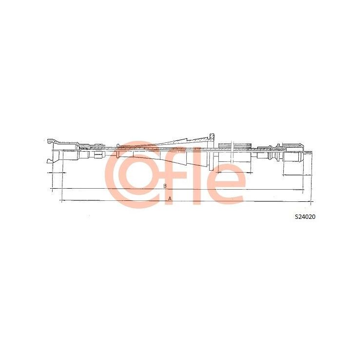 Tachometro velenas COFLE S24020