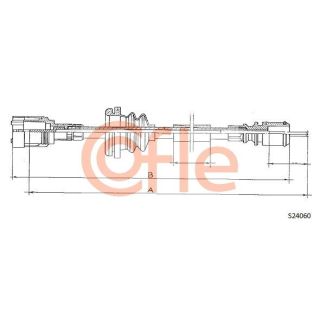 Tachometro velenas COFLE S24060