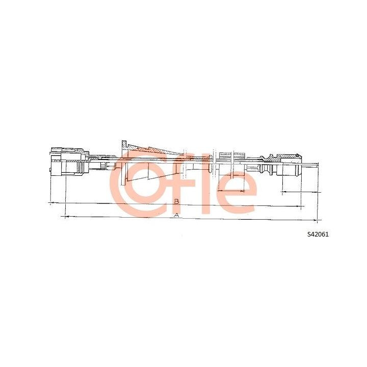 Tachometro velenas COFLE S24061