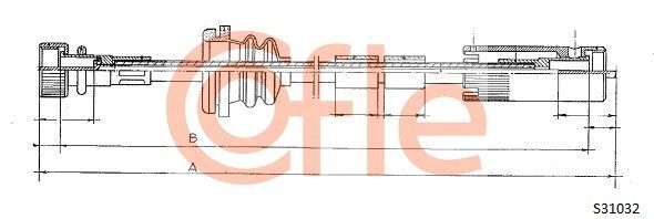 Tachometro velenas COFLE S31032