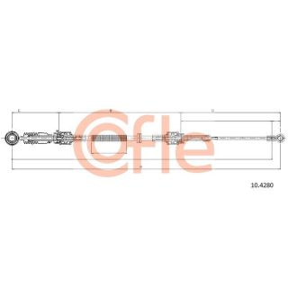 Trosas, neautomatinė transmisija COFLE 10.4280