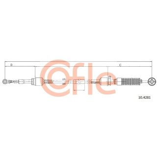 Trosas, neautomatinė transmisija COFLE 10.4281
