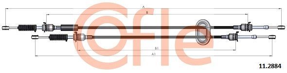 Trosas, neautomatinė transmisija COFLE 11.2884