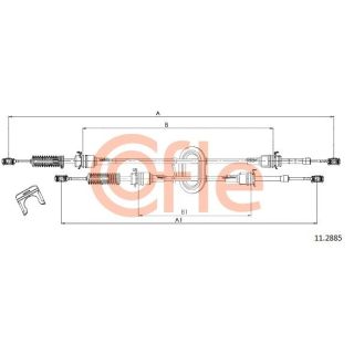 Trosas, neautomatinė transmisija COFLE 11.2885