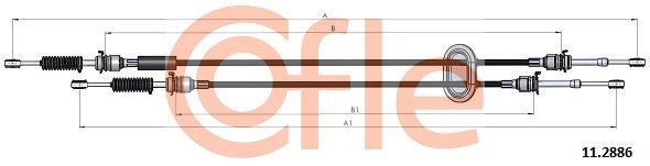 Trosas, neautomatinė transmisija COFLE 11.2886