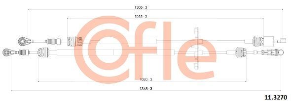 Trosas, neautomatinė transmisija COFLE 11.3270