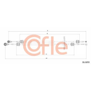 Trosas, neautomatinė transmisija COFLE 11.3272