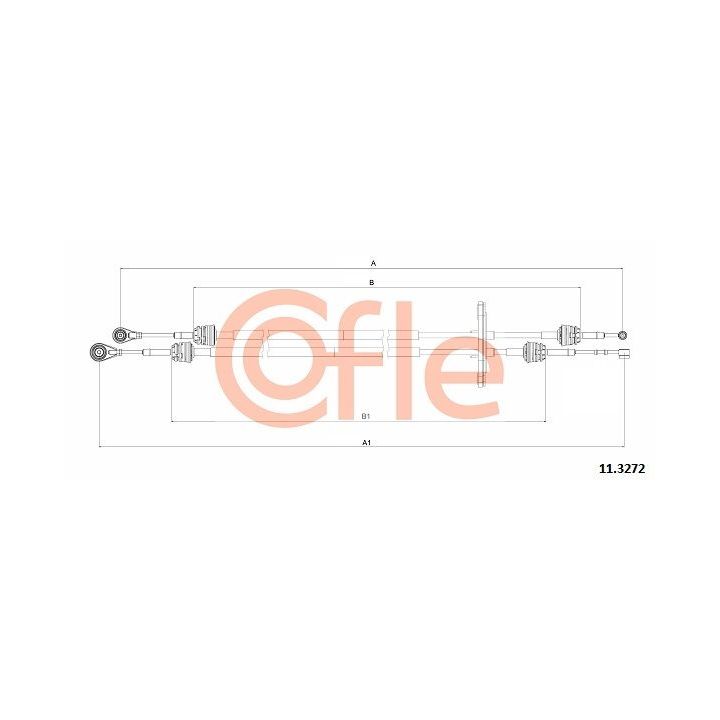 Trosas, neautomatinė transmisija COFLE 11.3272