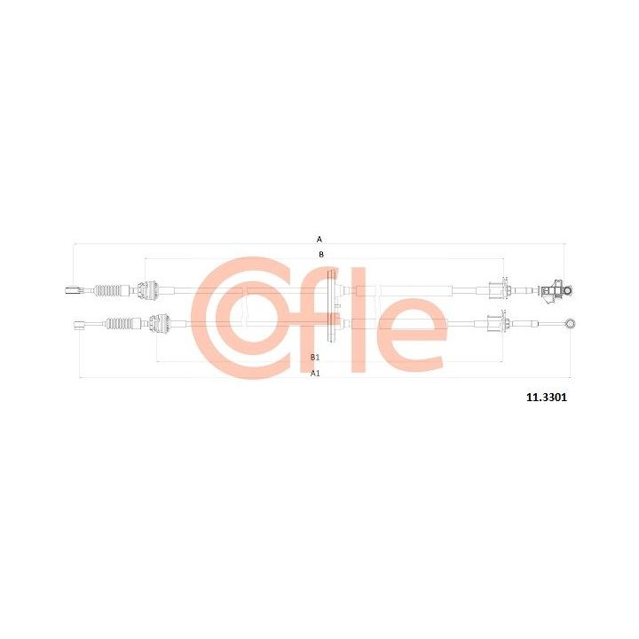 Trosas, neautomatinė transmisija COFLE 11.3301
