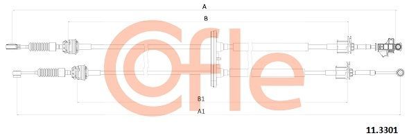 Trosas, neautomatinė transmisija COFLE 11.3301