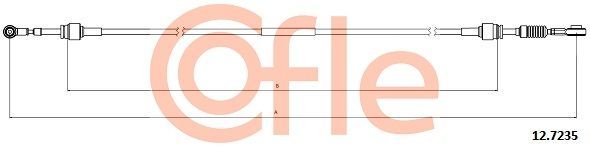 Trosas, neautomatinė transmisija COFLE 12.7235