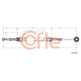 Trosas, neautomatinė transmisija COFLE 12.7252