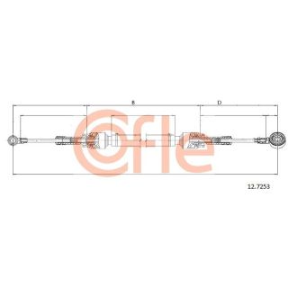 Trosas, neautomatinė transmisija COFLE 12.7253