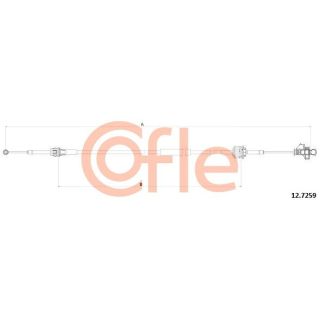 Trosas, neautomatinė transmisija COFLE 12.7259