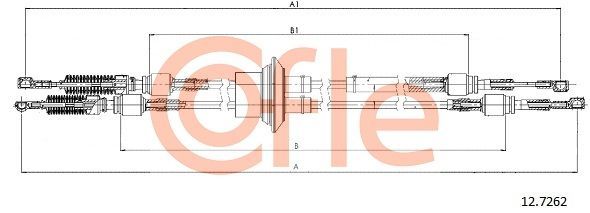 Trosas, neautomatinė transmisija COFLE 12.7262