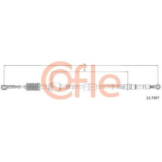 Trosas, neautomatinė transmisija COFLE 12.7267