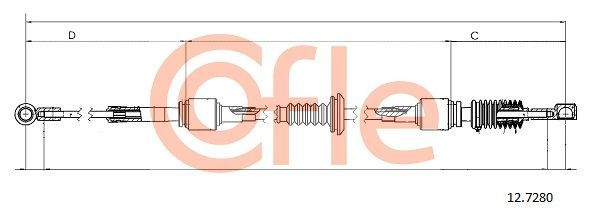 Trosas, neautomatinė transmisija COFLE 12.7280