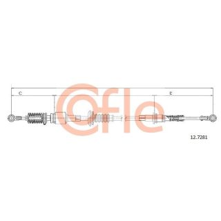 Trosas, neautomatinė transmisija COFLE 12.7281