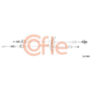 Trosas, neautomatinė transmisija COFLE 12.7283