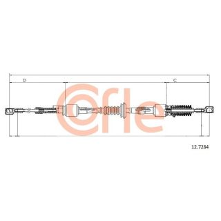 Trosas, neautomatinė transmisija COFLE 12.7284