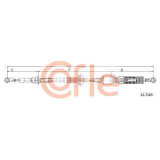 Trosas, neautomatinė transmisija COFLE 12.7285