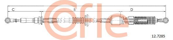 Trosas, neautomatinė transmisija COFLE 12.7285