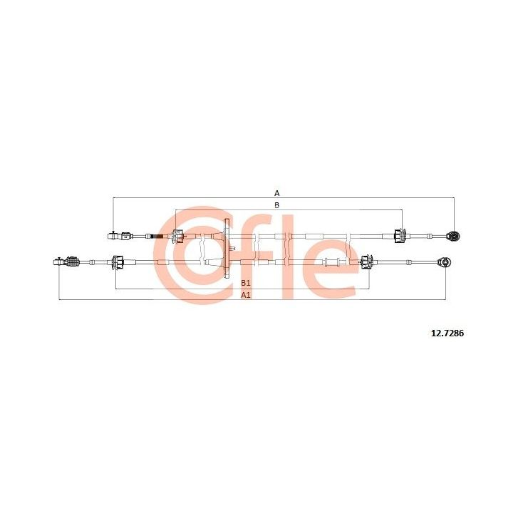 Trosas, neautomatinė transmisija COFLE 12.7286