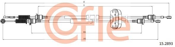 Trosas, neautomatinė transmisija COFLE 15.2893