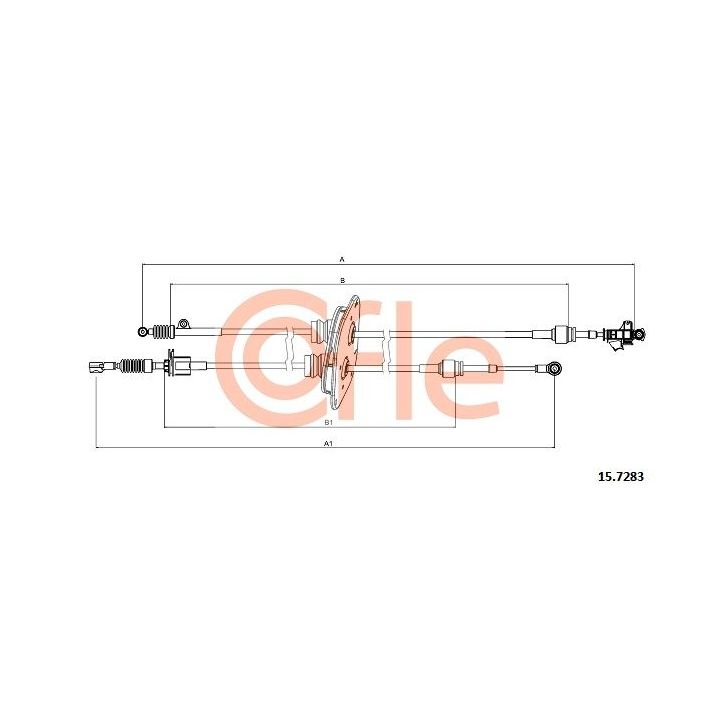 Trosas, neautomatinė transmisija COFLE 15.7283