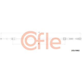 Trosas, neautomatinė transmisija COFLE 2CB.FI002
