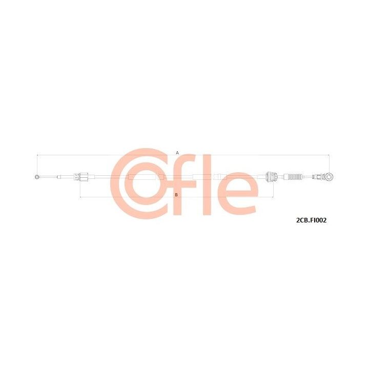 Trosas, neautomatinė transmisija COFLE 2CB.FI002