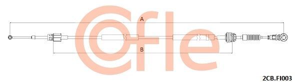 Trosas, neautomatinė transmisija COFLE 2CB.FI003