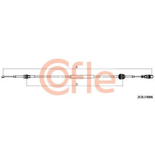 Trosas, neautomatinė transmisija COFLE 2CB.FI006