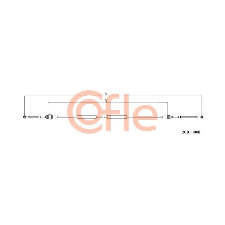 Trosas, neautomatinė transmisija COFLE 2CB.FI008